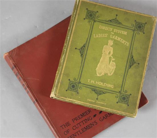 Tailoring and Cutting - some scarce older titles, with a few modern books; includes Holdings Coat Cuttings